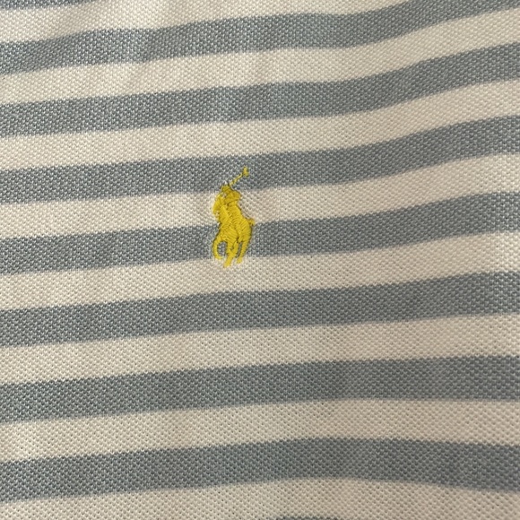 Polo By Ralph Lauren Light Blue and White Short-Sleeve Polo - Picture 2 of 5